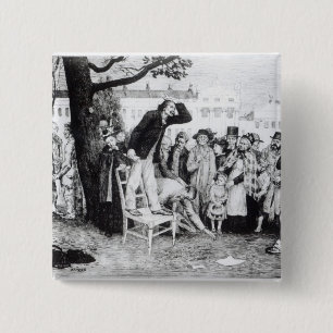 Chapa Cuadrada Un altavoz socialista, grabado por W.Strong, 1891