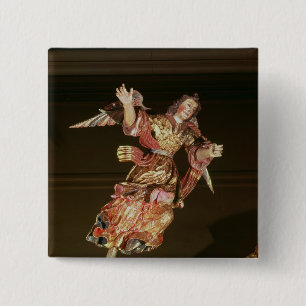 Chapa Cuadrada Un ángel sobre el altarpiece