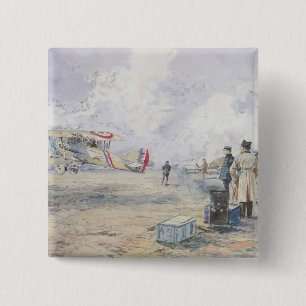 Chapa Cuadrada Un avión que saca, 1913