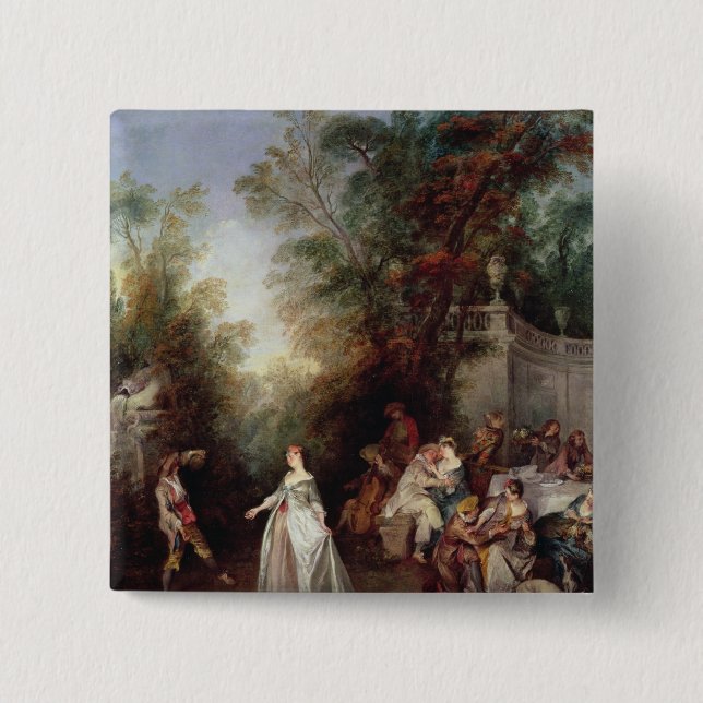 Chapa Cuadrada Un banquete (Anverso)