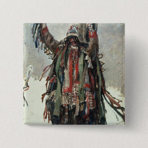 Chapa Cuadrada Un bosquejo del Shaman para Yermak