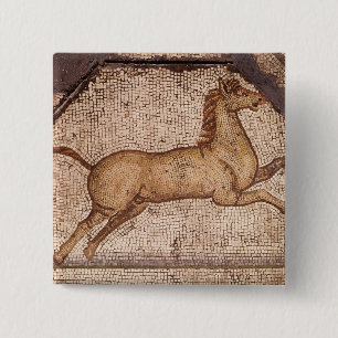 Chapa Cuadrada Un caballo, detalle de Orfeo que encanta los