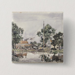 Chapa Cuadrada Un canal en La Haya, 1868