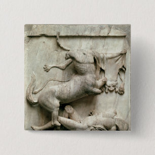 Chapa Cuadrada Un Centaur que triunfa sobre un Lapith