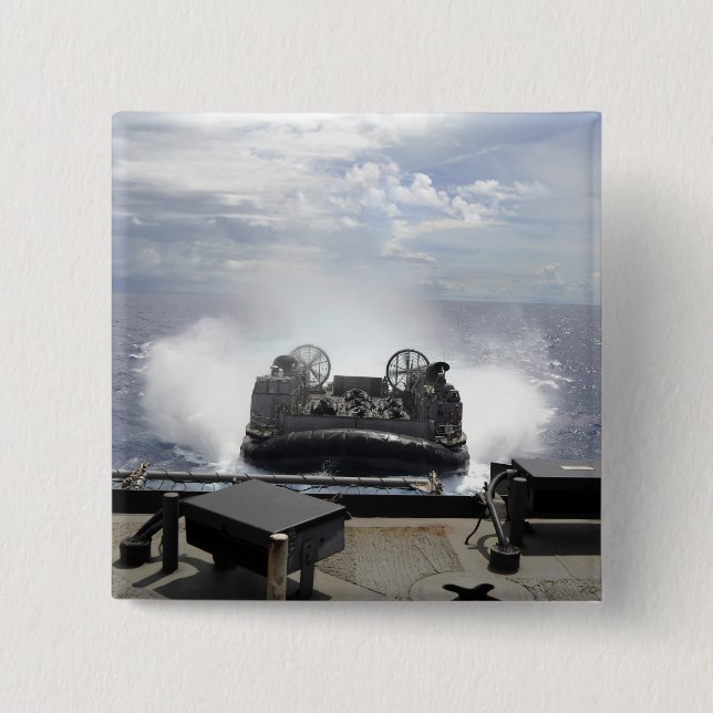 Chapa Cuadrada Un cojín aéreo de la nave de aterrizaje (Anverso)