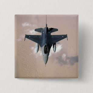 Chapa Cuadrada Un F-16 de Emirati