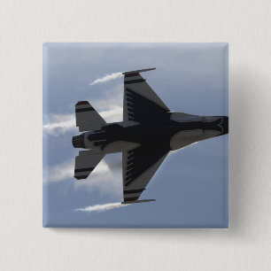 Chapa Cuadrada Un halcón que lucha F-16 tira de los altos G