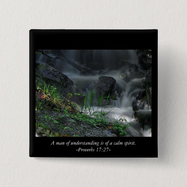 Chapa Cuadrada Un hombre de comprensión está de un perno (Anverso)