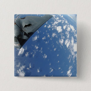 Chapa Cuadrada Un KC-135 Stratotanker reaprovisiona un alcohol de