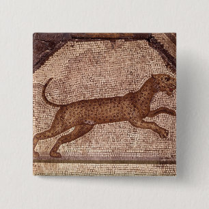 Chapa Cuadrada Un leopardo