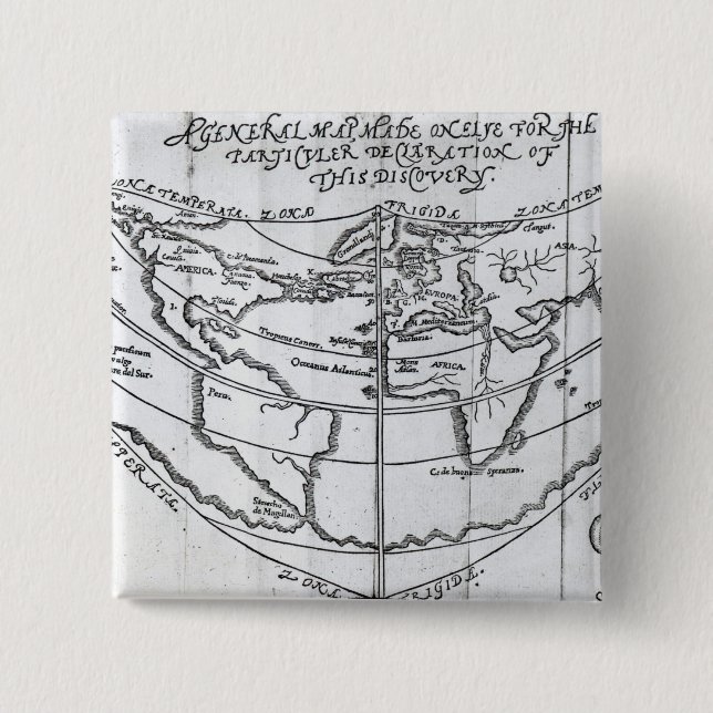 Chapa Cuadrada Un mapa general (Anverso)