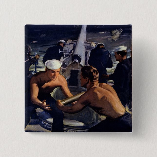 Chapa Cuadrada Un mensaje de América (Anverso)