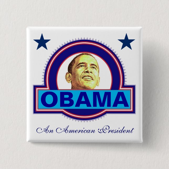 Chapa Cuadrada Un presidente americano (Anverso)