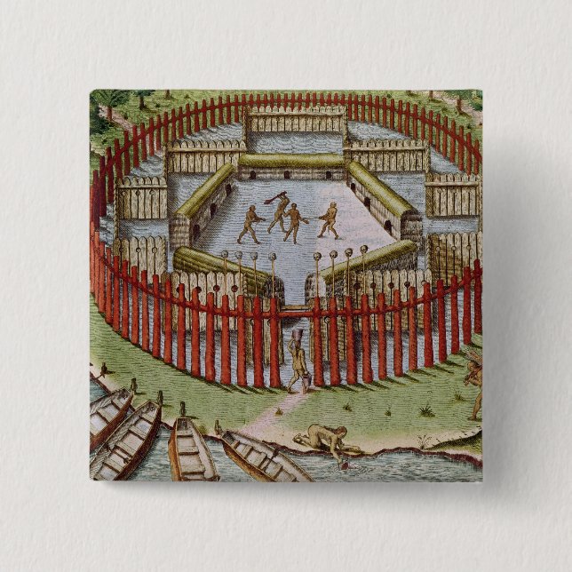 Chapa Cuadrada Un pueblo indio (Anverso)