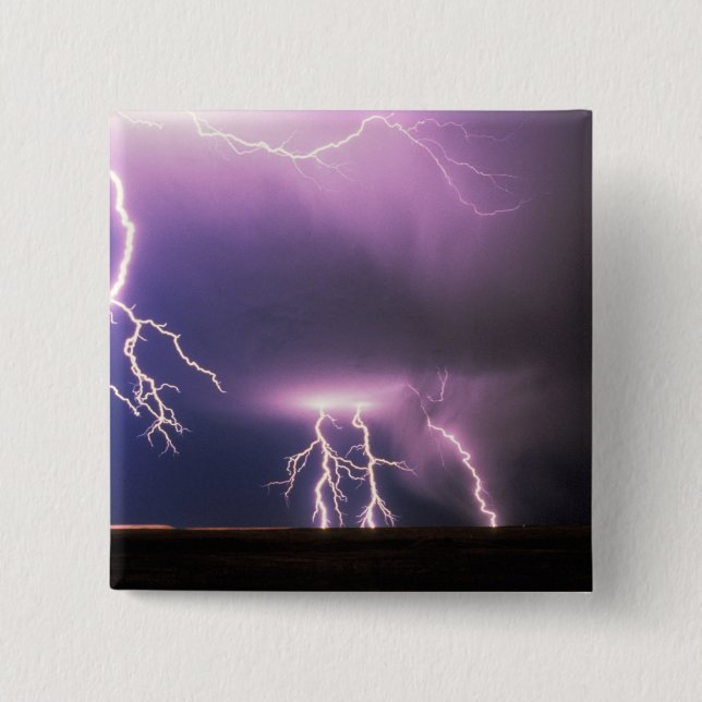 Chapa Cuadrada Un rayo. (Anverso)