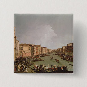 Chapa Cuadrada Un Regatta en el Gran Canal, c.1735
