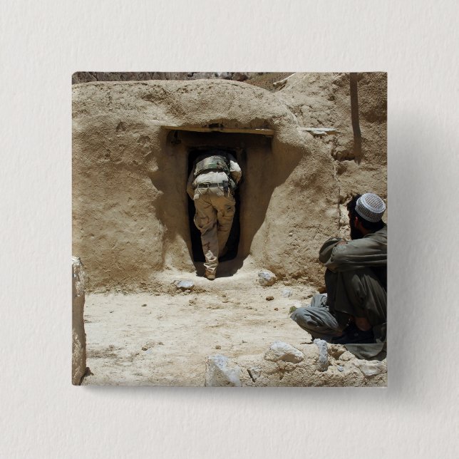 Chapa Cuadrada Un soldado de la Guardia Nacional (Anverso)