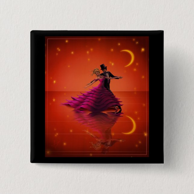 Chapa Cuadrada Un vals rojo (Anverso)