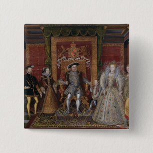 Chapa Cuadrada Una alegoría de la sucesión de Tudor: La familia