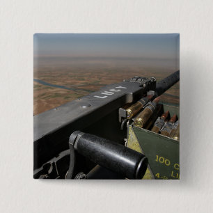 Chapa Cuadrada Una ametralladora de 50 calibres