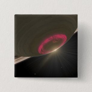 Chapa Cuadrada Una aurora del rojo cereza