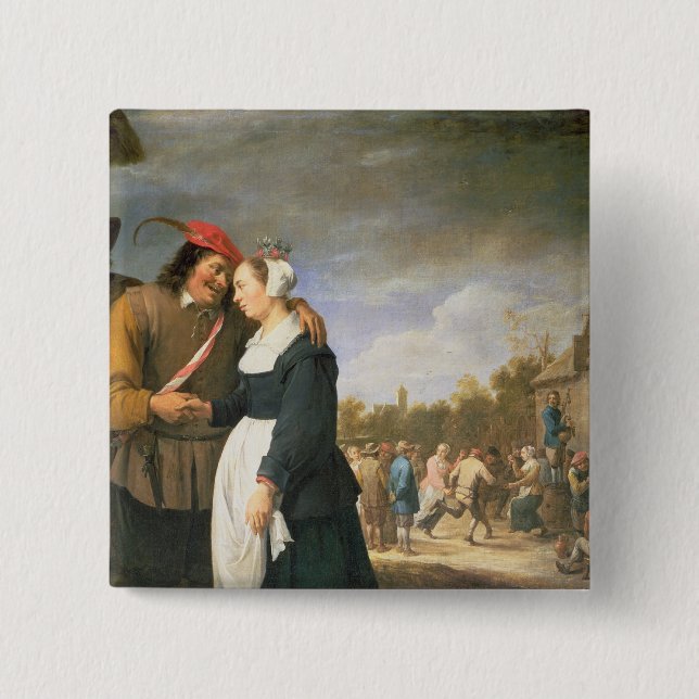 Chapa Cuadrada Una boda campesina, 1648 (Anverso)