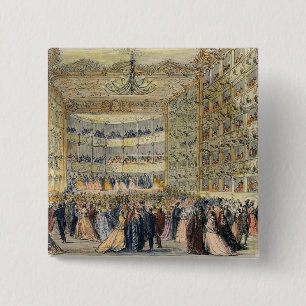 Chapa Cuadrada Una bola enmascarada en el teatro de Fenice,