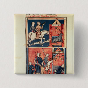 Chapa Cuadrada Una caza del macho y un rey