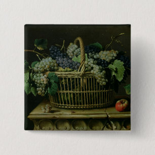 Chapa Cuadrada Una cesta de uvas