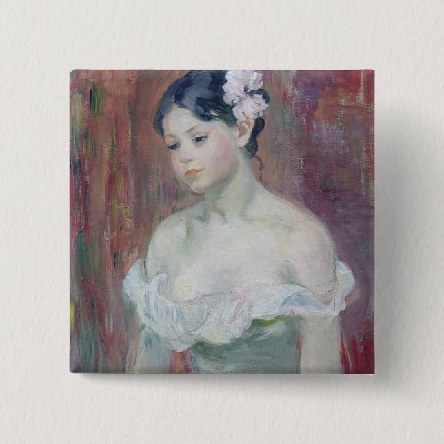 Chapa Cuadrada Una chica joven, 1893 (Anverso)