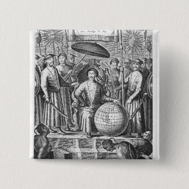 Chapa Cuadrada Una embajada de la Este-India (Anverso)