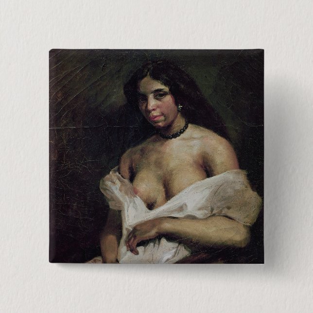 Chapa Cuadrada Una mujer del mulato, c.1821-24 (Anverso)