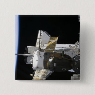 Chapa Cuadrada Una nave espacial Soyuz atracada
