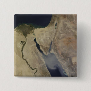 Chapa Cuadrada Una nube del polvo del moreno de la Arabia Saudita