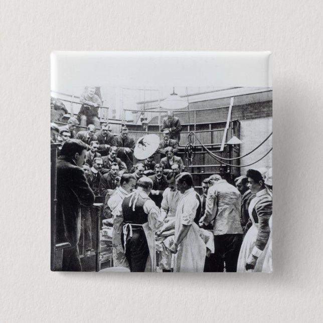 Chapa Cuadrada Una operación en el hospital cruzado de Charing (Anverso)