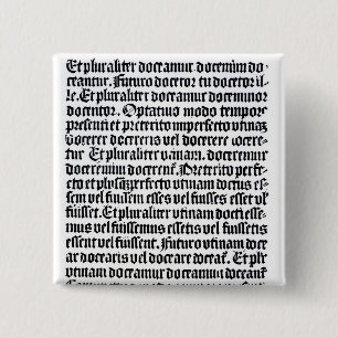 Chapa Cuadrada Una página del 'Grammaire Latine