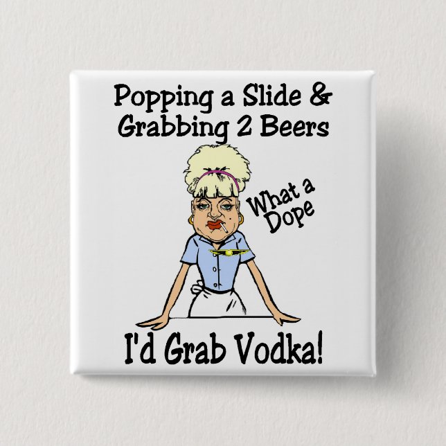 Chapa Cuadrada Una qué droga (Anverso)