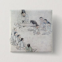 Una sala de clase confuciana (Sodang) (impresión