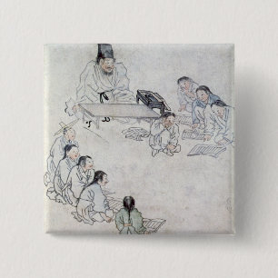 Chapa Cuadrada Una sala de clase confuciana (Sodang) (impresión