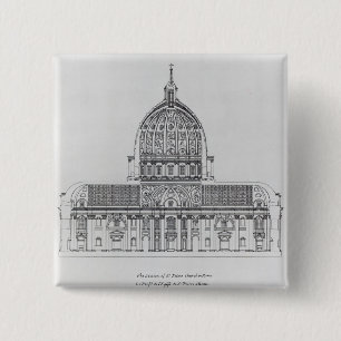 Chapa Cuadrada Una sección representativa de San Pedro, Roma