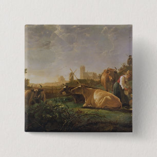 Chapa Cuadrada Una vista distante de Dordrecht