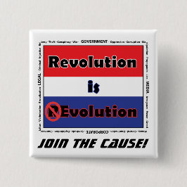 Chapa Cuadrada Únase a la causa