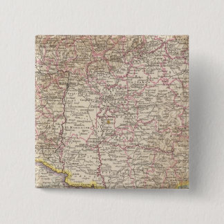Chapa Cuadrada Ungarn, Hungría Atlas Map