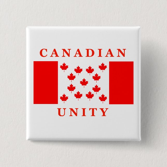 Chapa Cuadrada Unidad canadiense (Anverso)