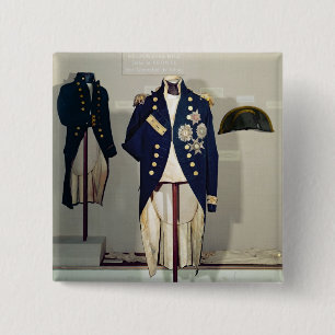Chapa Cuadrada Uniforme naval real llevado