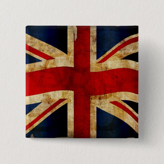 Chapa Cuadrada Union Jack (Anverso)