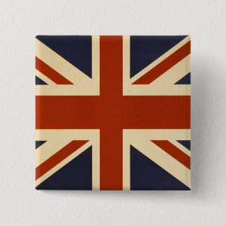 Chapa Cuadrada Union Jack Retro