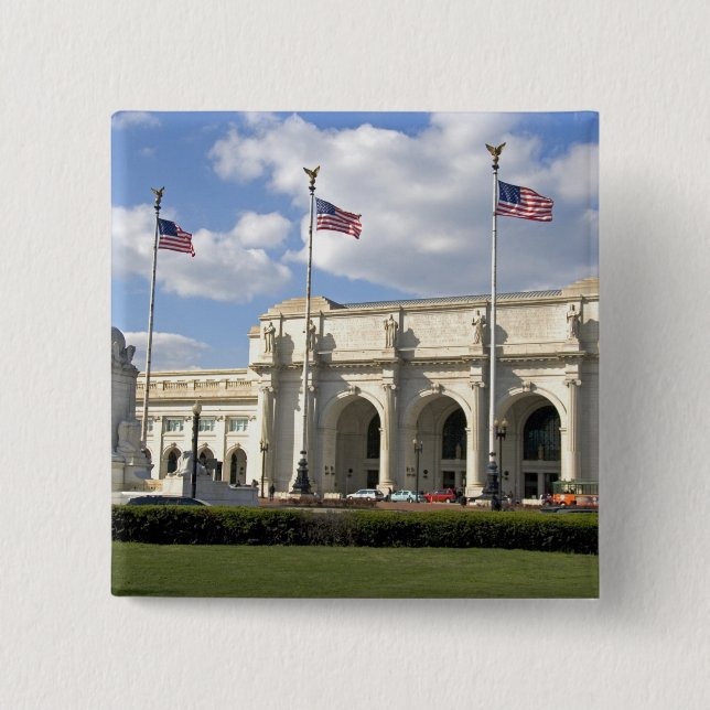 Chapa Cuadrada Union Station en Washington, D.C. (Anverso)