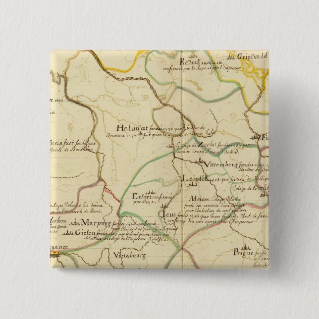 Chapa Cuadrada Universidades de Austria y República Checa (Anverso)