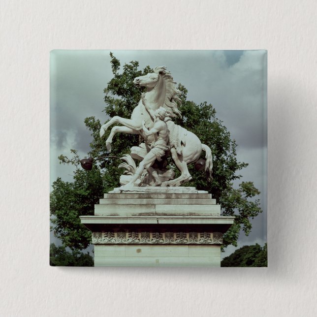 Chapa Cuadrada Uno de los dos "caballos margosos", 1739-45 (Anverso)